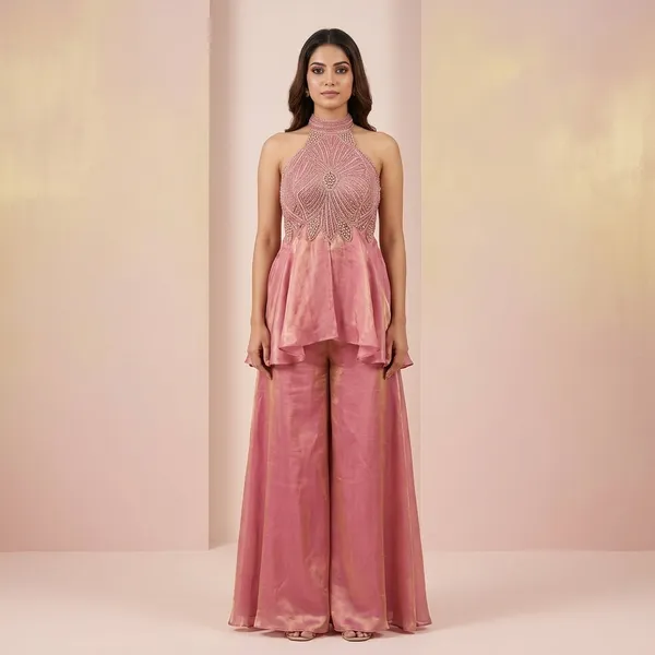 Maharani_Style_Fandy_Silk_Sharara_Outfit_Pink
