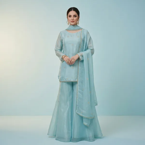 Designer_Silk_Embroidered_Top_Plazzo_Dupatta_Set_Sky_Blue