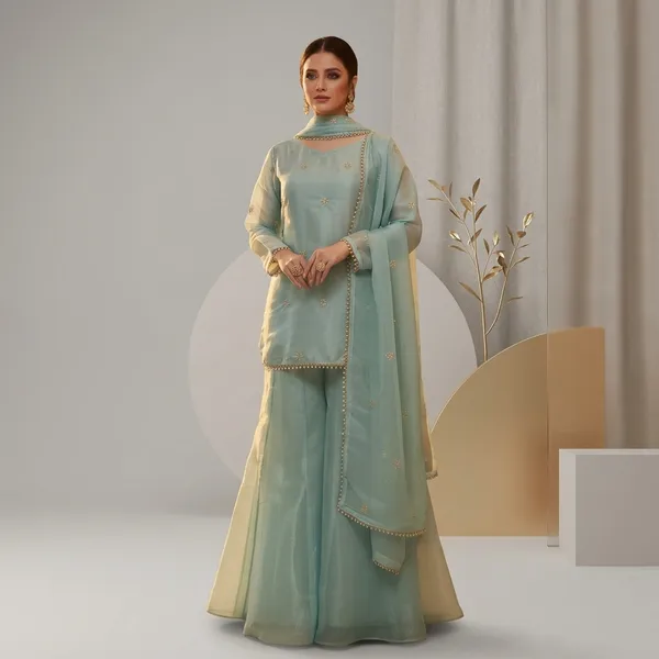 Designer_Silk_Embroidered_Top_Plazzo_Dupatta_Set_Gold