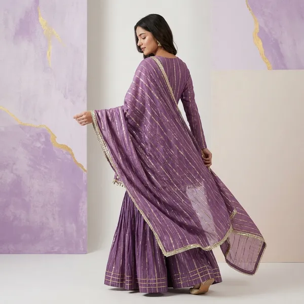 Royal_Mirror_Work_Chanderi_Sharara_Ensemble_Lavender