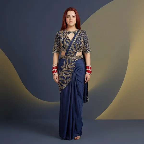 Aarika_Bead_Embroidered_Rangoli_Silk_Pre_Stitched_Saree_With_Blouse_And_Belt_Default_Title