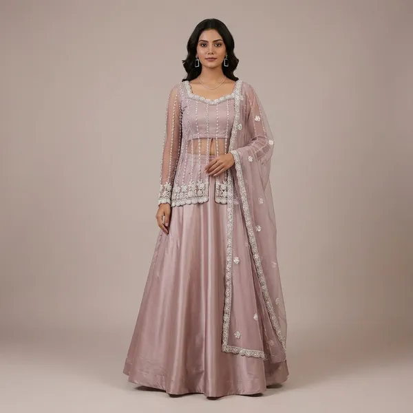 Noor_Rangoli_Koti_Lehenga_Set_Pink