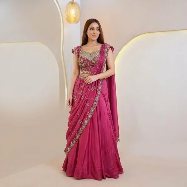 Velmira_Luxe_Crepe_Silk_Embroidered_Lehenga_Saree_Set_Default_Title