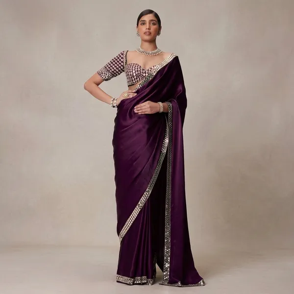 Pure_Satin_Silk_Saree_With_Original_Mirror_Embroidery_Work_Purple