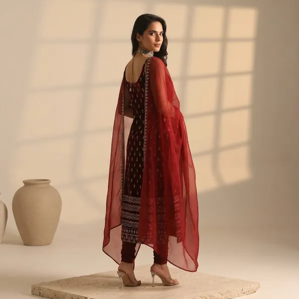 Elara_Zivah_Luxe_Pant_Suit_Set_Red