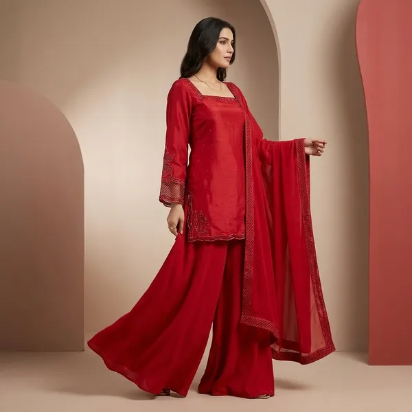 Red_Royale_Straight_Kurta_Palazzo_Set