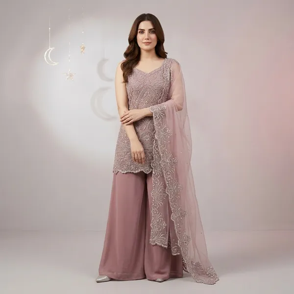 Designer_3_Piece_Party_Wear_Suit_Collection_Pink