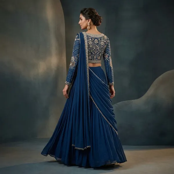 Designer_Fully_Stitched_Rangoli_Silk_Lehenga_Choli_Set_Navy