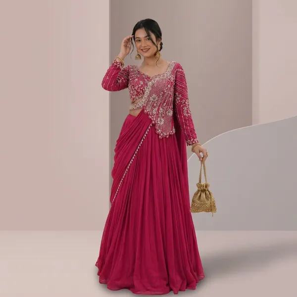 Designer_Fully_Stitched_Rangoli_Silk_Lehenga_Choli_Set_Pink