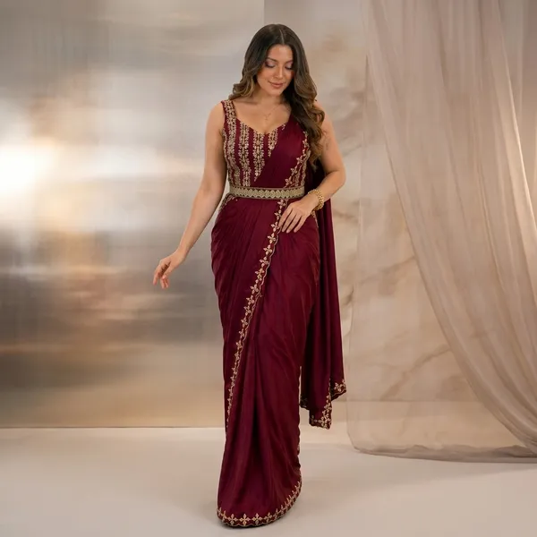 Aurielle_Foil_Embroidered_Ready_Saree_Set_Default_Title