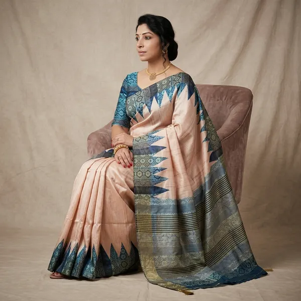 Timeless_Tussar_Silk_Elegance_Blue