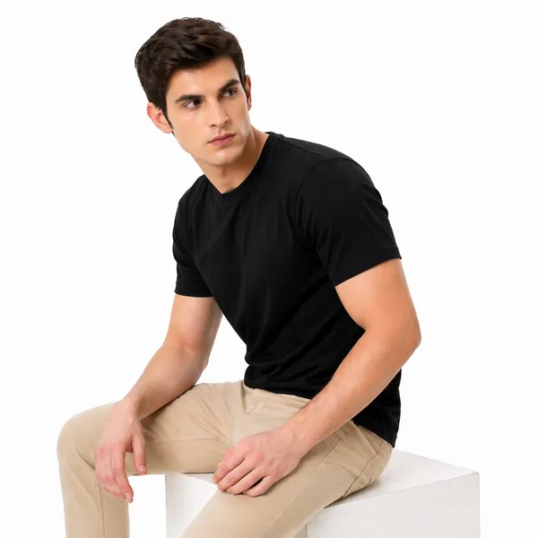 Black_Cotton_Regular_Fit_Crew_Neck_T_Shirt_For_Men