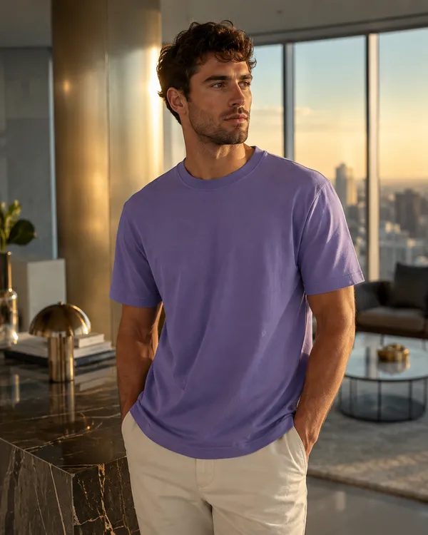 Premium_Lilac_Cotton_Round_Neck_Tshirt