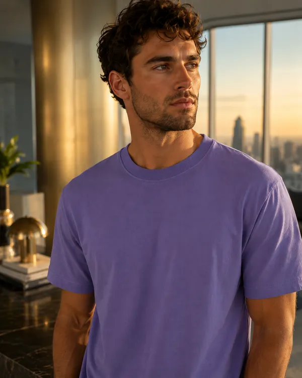 Premium_Lilac_Cotton_Round_Neck_Tshirt