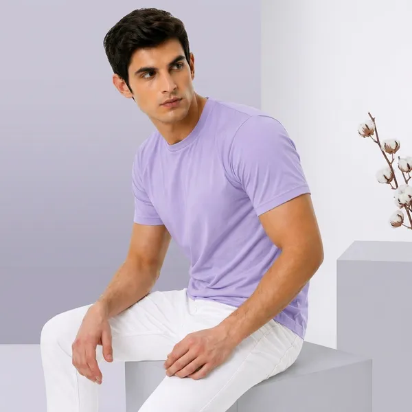 Lavender_Cotton_Regular_Fit_Crew_Neck_T_Shirt_For_Men