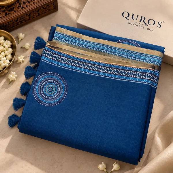 Indigo_Heritage_Mandala_Cotton_Saree