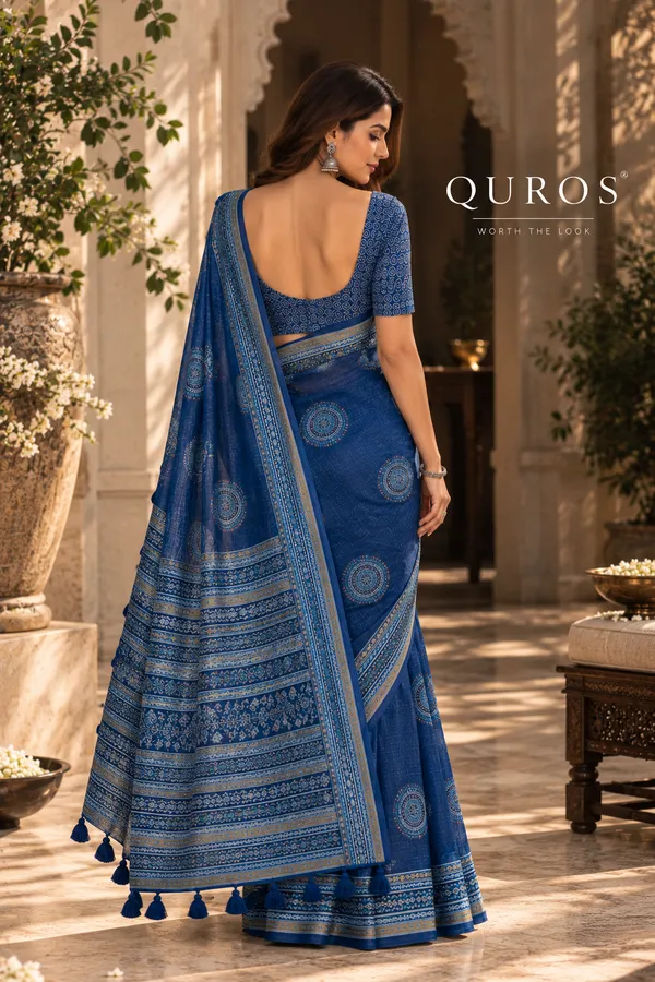 Indigo_Heritage_Mandala_Cotton_Saree