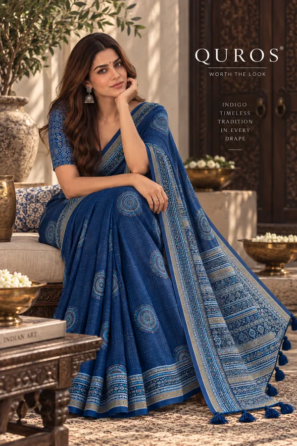 Indigo_Heritage_Mandala_Cotton_Saree