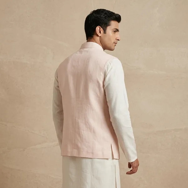 Ivory_Linen_Sleeveless_Nehru_Jacket_For_Men