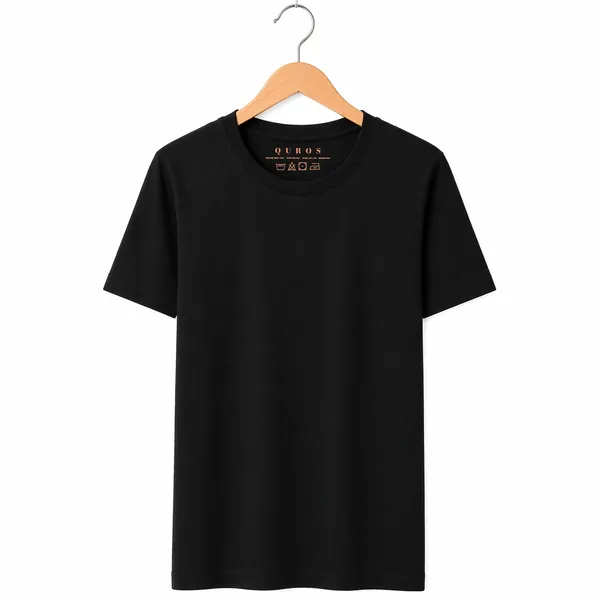 Black_Cotton_Regular_Fit_Crew_Neck_T_Shirt_For_Men
