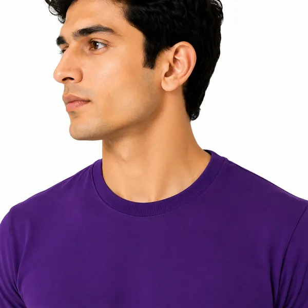 Purple_Cotton_Regular_Fit_Round_Neck_T_Shirt_For_Men