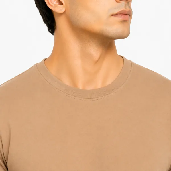 Beige_Cotton_Regular_Fit_Round_Neck_T_Shirt_For_Men