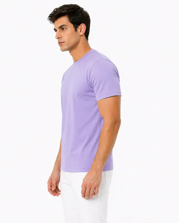 Lavender_Cotton_Regular_Fit_Crew_Neck_T_Shirt_For_Men