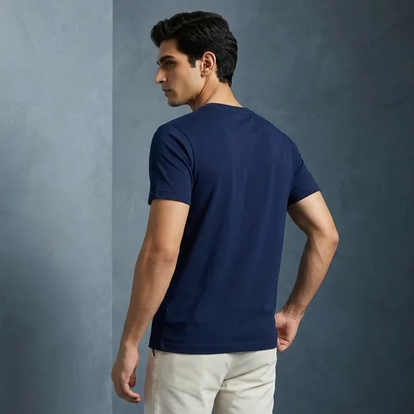 Navy_Blue_Cotton_Regular_Fit_Crew_Neck_T_Shirt_For_Men