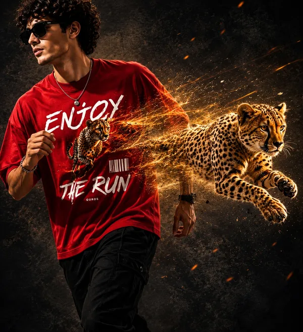 Crimson_Cheetah_Oversized_Drop-Shoulder_Tee__Premium_HW_Cotton_|_Enjoy_The_Run_|_QUROS�