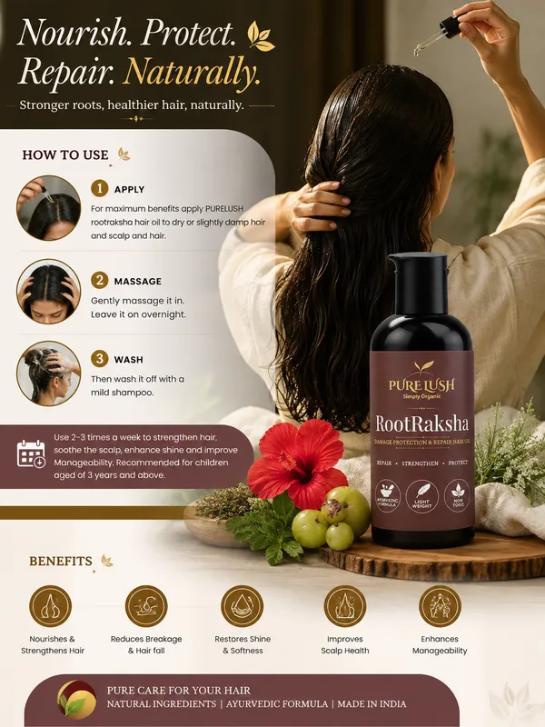 RootRaksha_Damage_Protection_&_Repair_hair_oil_With_Jatamansi_&_Curry_Leaves