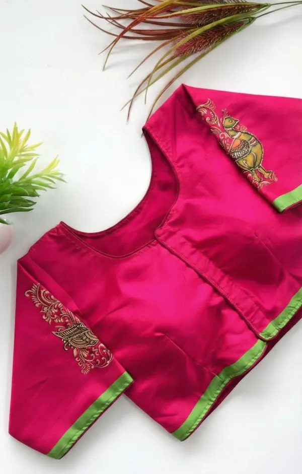 Artisan_Handcrafted_Peacock_And_Swan_Blouse