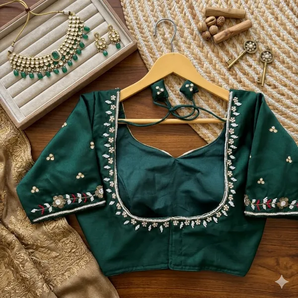 Designer_Haka_Silk_Handwork_Blouse_Wedding_Special_Collection