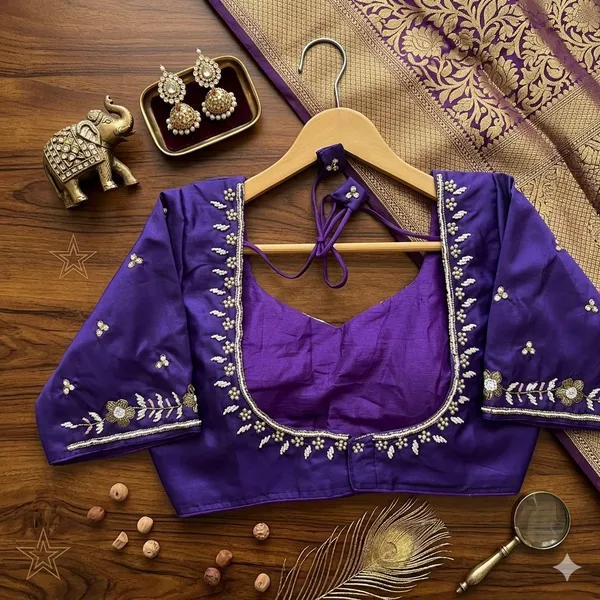 Designer_Haka_Silk_Handwork_Blouse_Wedding_Special_Collection