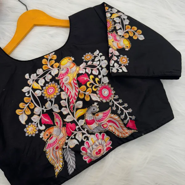 Designer_Kalamkari_Silk_Blouses_Hand_Painted_Bridal_Saree_Blouses