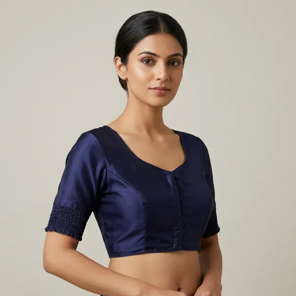 Premium_Pure_Semi_Cotton_Blouse_With_Smart_Elastic_Comfort_Fit