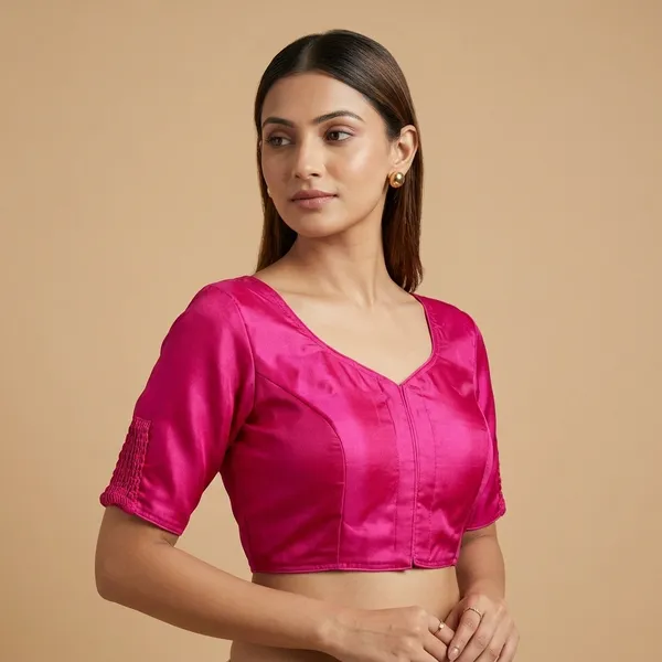 Premium_Pure_Semi_Cotton_Blouse_With_Smart_Elastic_Comfort_Fit