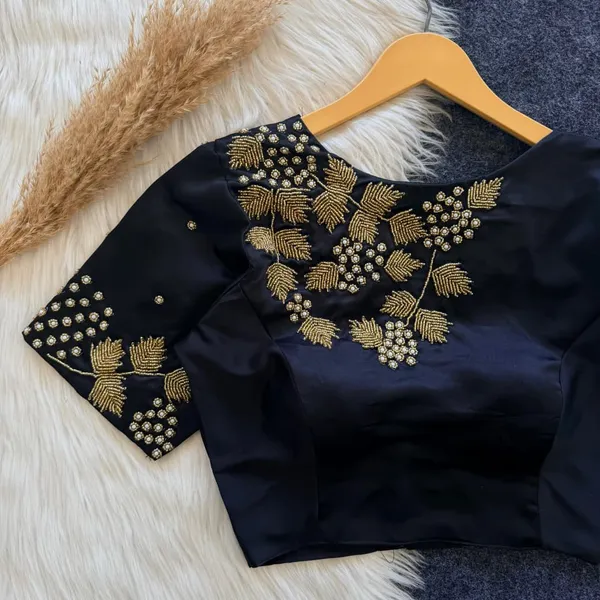Elegant_Hand_Embroidered_Mintori_Silk_Blouse_For_Sarees_Bollywood_Edition