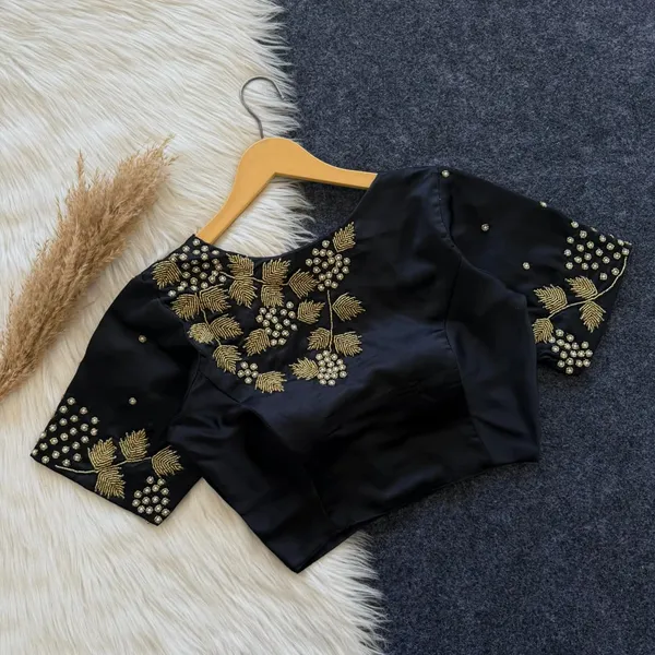 Elegant_Hand_Embroidered_Mintori_Silk_Blouse_For_Sarees_Bollywood_Edition