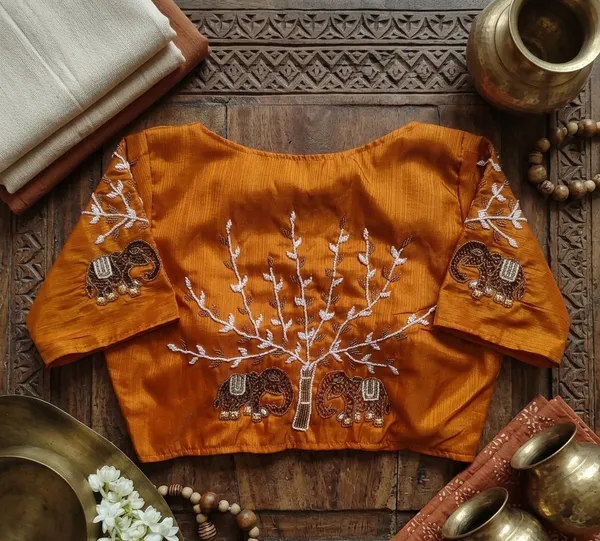 Premium_Wedding_Collection_Exquisite_Hand_Embroidered_Haka_Silk_Blouse