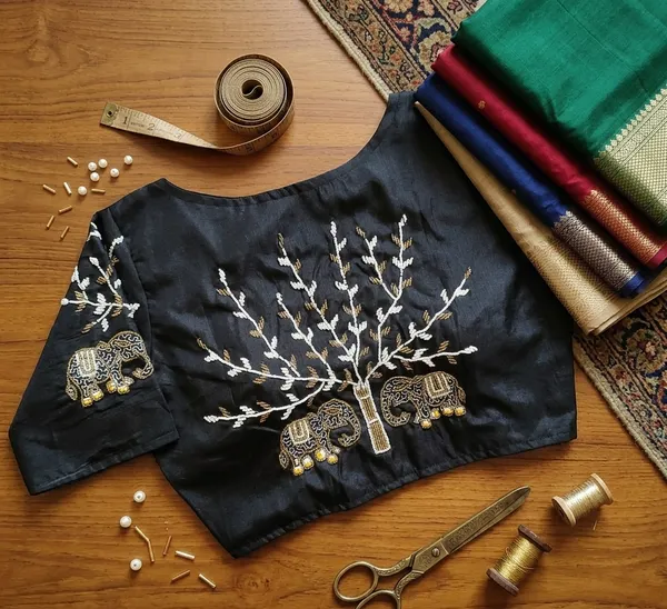 Premium_Wedding_Collection_Exquisite_Hand_Embroidered_Haka_Silk_Blouse