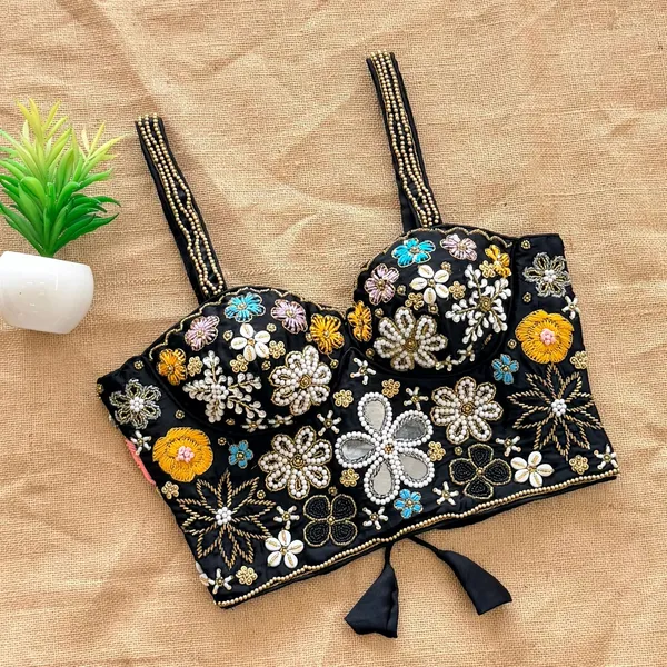 Pure_Silk_Sleeveless_Blouse_-_Handcrafted_Mirror_&_Heavy_Thread_Work