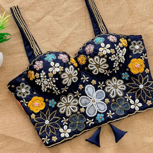Pure_Silk_Sleeveless_Blouse_-_Handcrafted_Mirror_&_Heavy_Thread_Work