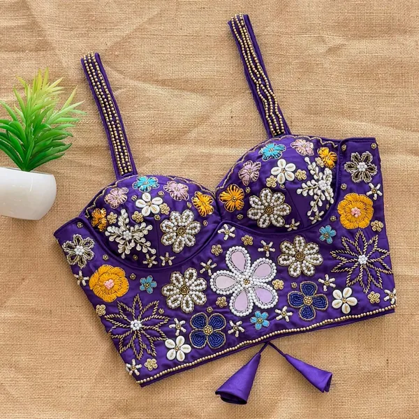 Pure_Silk_Sleeveless_Blouse_-_Handcrafted_Mirror_&_Heavy_Thread_Work