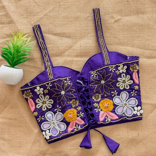Pure_Silk_Sleeveless_Blouse_-_Handcrafted_Mirror_&_Heavy_Thread_Work