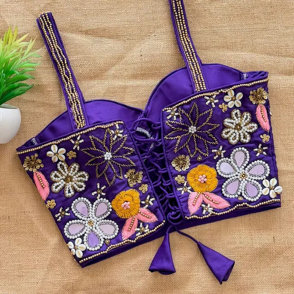 Pure_Silk_Sleeveless_Blouse_-_Handcrafted_Mirror_&_Heavy_Thread_Work