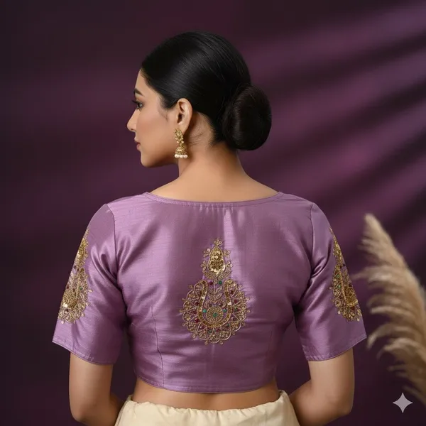 Pista_Silk_Readymade_Blouse_Handwork_Sequin_Design