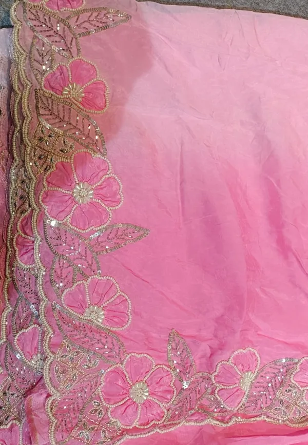 Pink_Organza_Floral_Embroidered_Sequin_Saree_For_Women