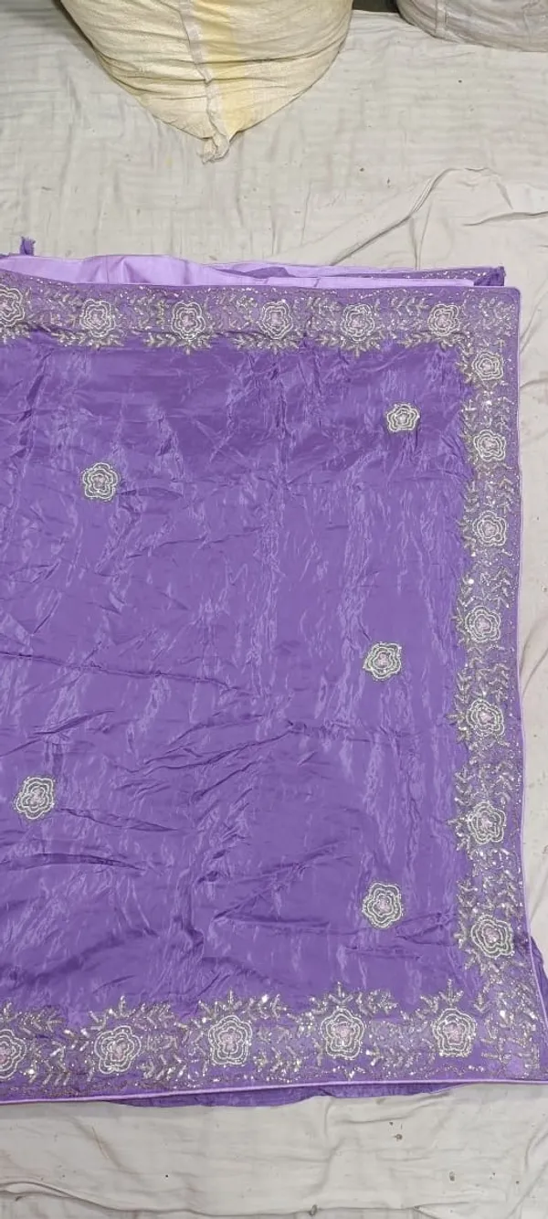 Purple_Georgette_Embroidered_Saree_With_Floral_Sequin_Work_For_Women