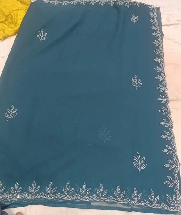 Blue_Cotton_Embroidered_Saree_With_Floral_Border_For_Women
