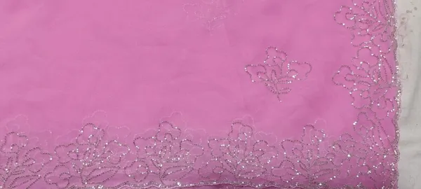 Pink_Organza_Embroidered_Saree_With_Sequin_Border_For_Women